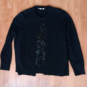 Michael Kors Collection Cashmere Sequin Tank top Cardigan Set Party Glam Event